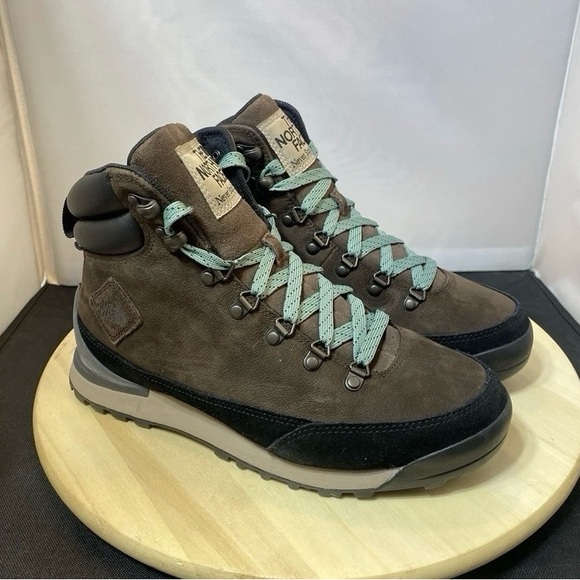 North Face Men Back To Berkeley IV Leather Waterproof Brown Hiking Boots 10.5 - Picture 2 of 10